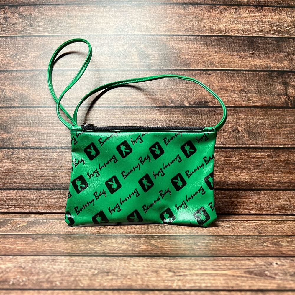 Playboy Bunny Bag mid 80’s Vintage Tip Bag Rare Green